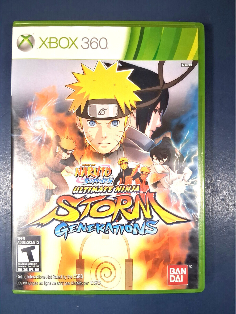 Naruto Shippuden: Ultimate Ninja Storm Generations (Xbox 360, 2012) No Card
